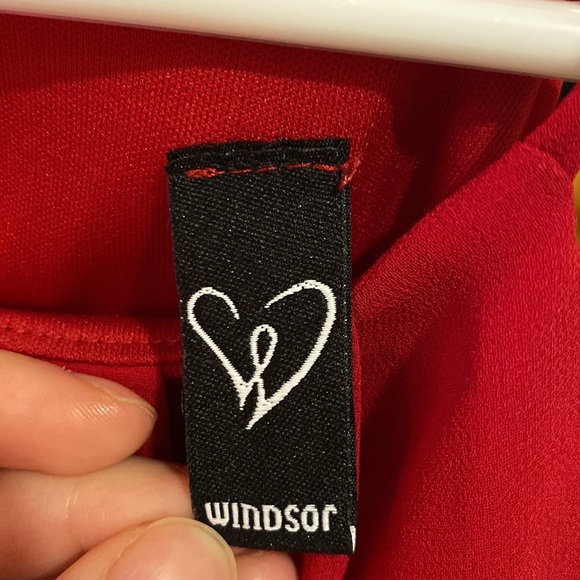 Bundle of 2 Dresses. Red halter open back dress and Black racer back dress - Picture 5 of 7